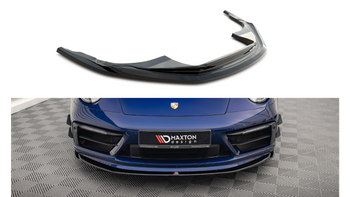 Splitter Porsche 911 Carrera Aero Carrera GTS 992 Front v.1 Gloss Black