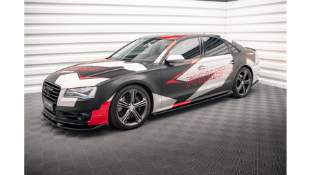 Dokładka Audi S8 D4 Progi v.2 Gloss Black