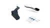 Splitter BMW 1 F20 M140i Tył Boczne Racing Durability v.3 Black-Red + Gloss Flaps