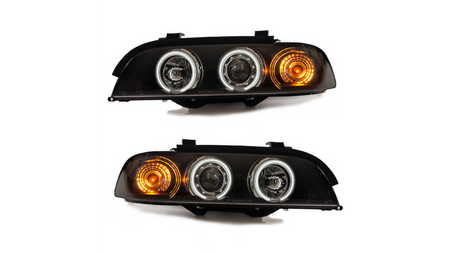 Lights BMW 5 E39 Front CCFL Black