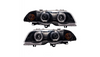 Lights BMW 3 E46 Front Black