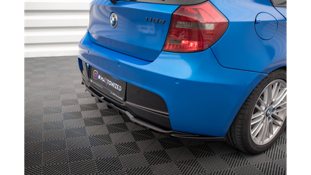 Splitter BMW 1 E87 Facelift M-Pack Tył Środkowy z Dyfuzorem