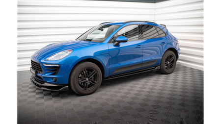 Dokładka Porsche Macan I Progi Gloss Black