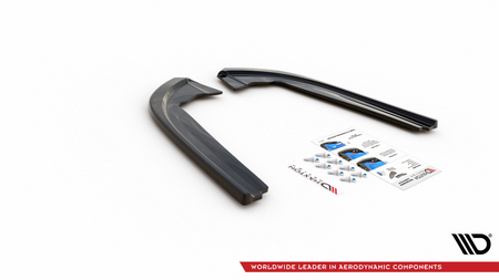 Splitter Ford Mondeo V Facelift ST-Line Tył Boczne v.2 Gloss Black