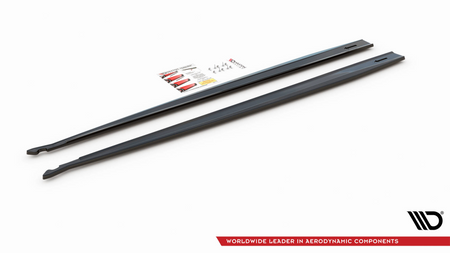 Dokładka Toyota Supra V Progi v.1 Gloss Black