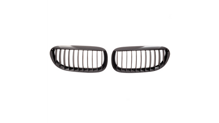 Grill BMW 6 E63 E64 pojedyncze żeberka Gloss Black