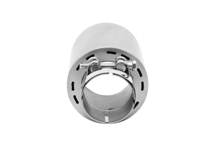 Exhaust Tip 89mm enter 51mm Brushed Chrome