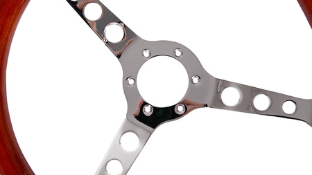 Kierownica 380mm Drewno 