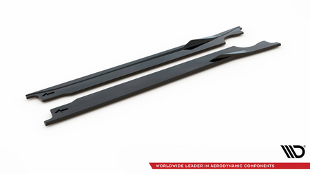 Diffuser Porsche 911 Carrera Aero Carrera GTS 992 Side Skirts v.1 Gloss Black