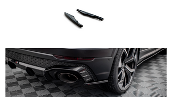 Splitter Audi RSQ8 4M Tył Boczne v.2 Gloss Black