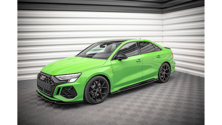 Dokładka Audi RS3 8Y Progi Gloss Black