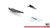 Splitter Mercedes-Benz C C205 C43 Tył Boczne Racing Durability Black-Red + Gloss Flaps