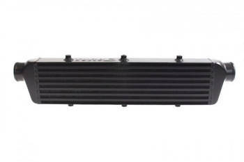 Intercooler TurboWorks 550x230x65 wejście 2,5" Bar and Plate Czarny