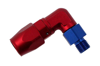 Swivel Fitting 90deg AN8-9/16-18NPT (AN6) cutter forged