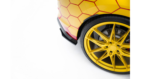 Splitter Volkswagen Golf GTI Clubsport Mk8 Rear Side Street Pro Facelift Black-Red