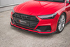 Splitter Audi A7 C8 S-Line Front v.2 Gloss Black