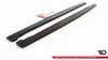 Diffuser Jaguar XJ X351 Side Skirts Gloss Black