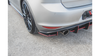 Splitter Volkswagen Golf 7 GTI Rear Side Racing Durability v.1 Black