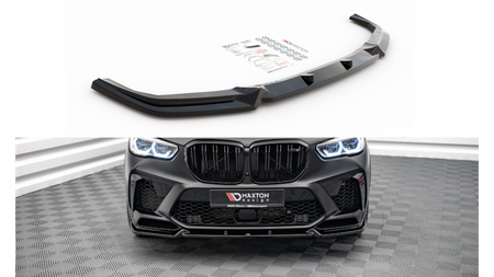 Splitter BMW X5 F95 M-Pack Front v.1 Gloss Black