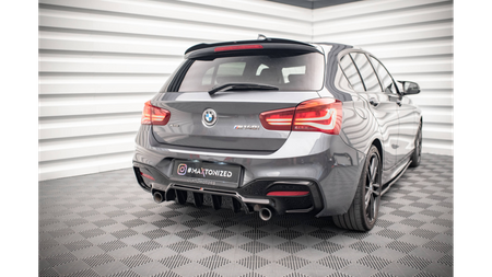 Diffuser BMW 1 F20 F21 Facelift Rear Valance M-Power Gloss Black