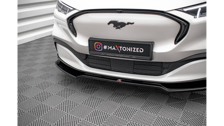 Splitter Ford Mustang Mach-E I Front v.2 Gloss Black