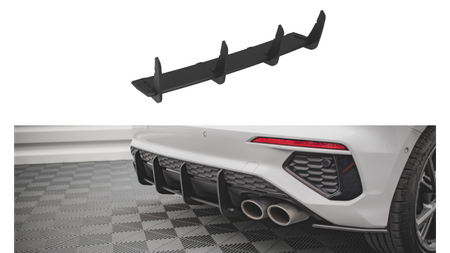 Diffuser Audi S3 8Y Rear Street Pro Black-Red