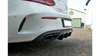 Diffuser Mercedes-Benz C C205 63AMG Rear Gloss Black