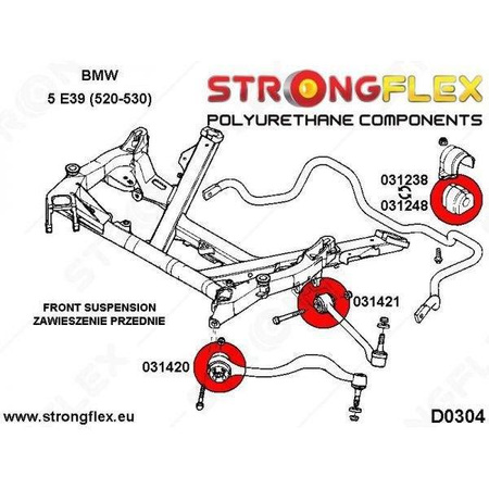 Full suspension bush kit E39 Sedan SPORT