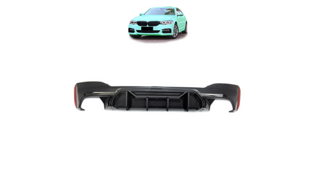 Diffuser BMW 5 G30 F90 G31 Rear Carbon Look