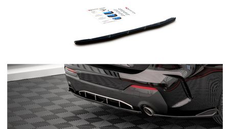 Splitter BMW 4 G22 M-Pack Rear Central Gloss Black