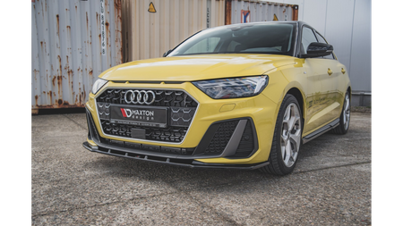 Splitter Audi A1 GB S-Line przód v.1 Gloss Black