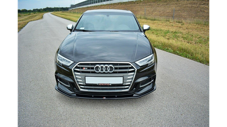 Splitter Audi A3 8V Facelift przód v.1 Gloss Black