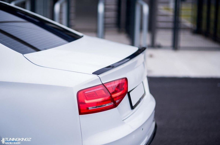 Spoiler Audi A8 D4 Tył Gloss Black