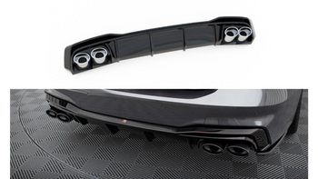 Diffuser Audi A7 C8 Facelift S-Line Rear Valance + Exhaust Ends Imitation Chrome