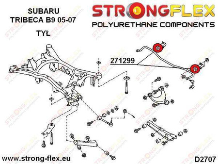 Rear anti roll bar bush 15mm