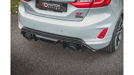 Diffuser Ford Fiesta VIII Rear Valance + Exhaust Miltek Sport