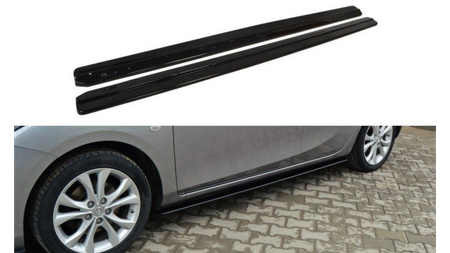 Diffuser Mazda 3 II Sport Side Skirts Gloss Black