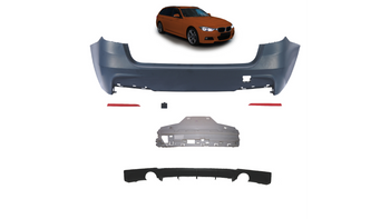 Bumper BMW 3 F31 Rear with Diffuser