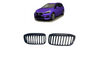 Grill BMW 2 F45 F46 Facelift pojedyncze żeberka Gloss Black