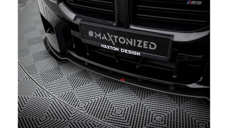 Splitter BMW 2 G87 M-Pack Przód Pro v.1 + flaps Black