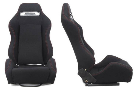 Racing seat R-LOOK Velvet Black