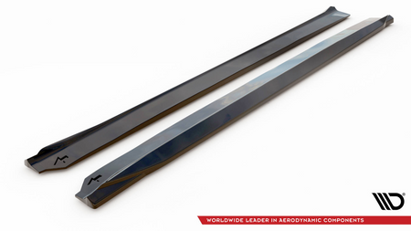 Diffuser Volvo XC90 R-Design II Facelift Side Skirts Gloss Black