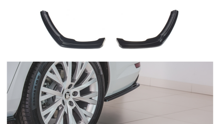 Splitter Skoda Superb III Facelift Rear Side Gloss Black