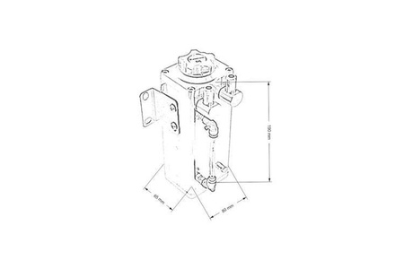 Oil catch tank TurboWorks 1L