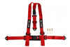 Racing seat belts Slide 3p 2" Red E4 Homologation