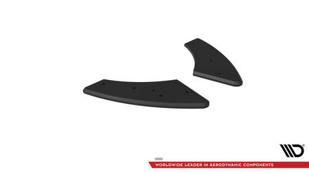 Splitter Audi S3 8Y Rear Side Street Pro Facelift Black-Red