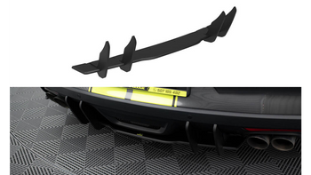 Diffuser Ford Mustang VI GT Rear Street Pro Black-Red