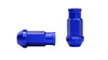 Wheel Lug Nuts Alu M12x1.25 50mm Blue