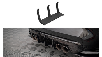 Diffuser BMW 4 G82 M-Pack Rear Street Pro Black-Red