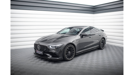 Splitter Mercedes-Benz GT 53 4-Door przód v.2 Gloss Black